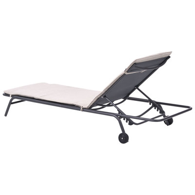 168cm Long Single Chaise with Cushions