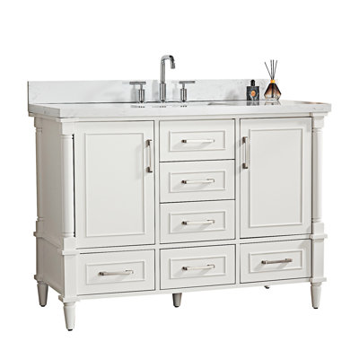 Freestanding Single Bathroom Vanity With  Free Handle Sets