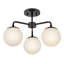 Plafonnier semi-encastré 20 po 3 lumières Kobie-1932433714