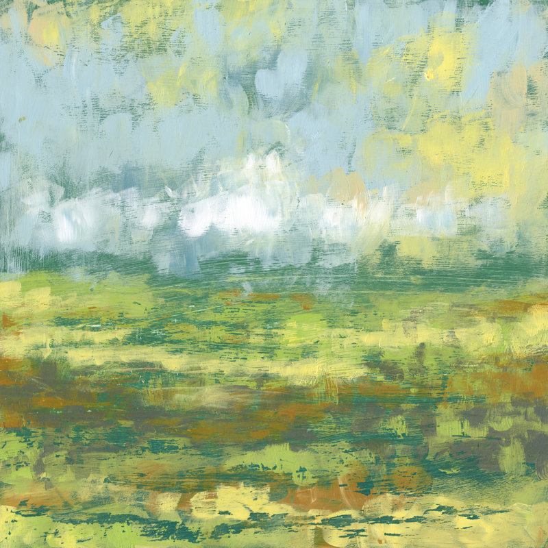 Sunfield I - Wrapped Canvas Painting, 76cm H x 76cm W x 3.8cm D