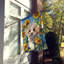 Drapeau de la maison du tournesol Malamute d'Alaska-112706340