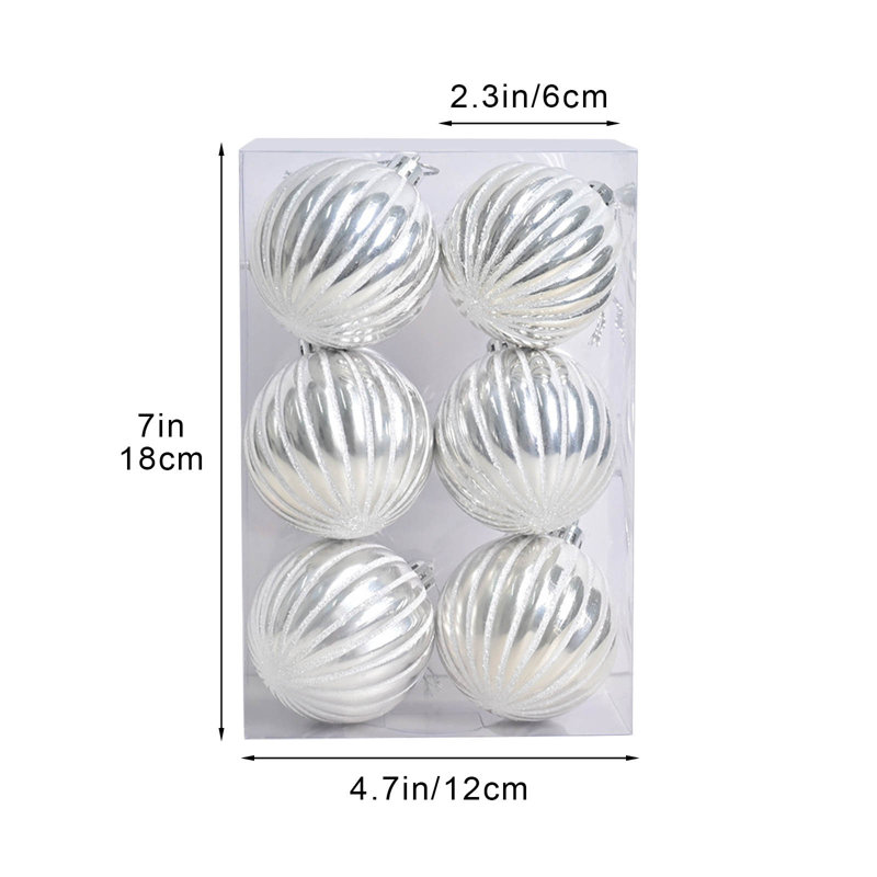 6.0cm Bauble, White