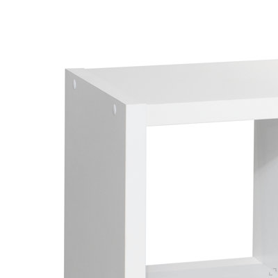 Rangement à 8 compartiments avec tablettes ouvertes Smart Cube