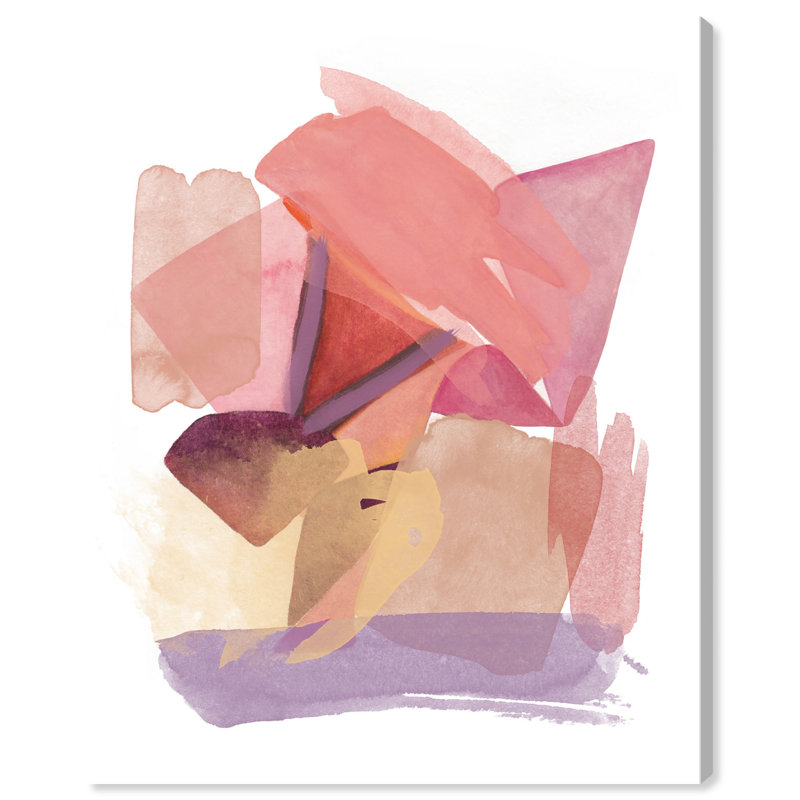 «My Today», Art abstrait, Toile tendue, H 30 po x l 24 po