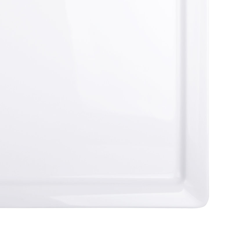 Elite Global Solutions Vogue Melamine Platter, 1" H x 21" W x 13" D
