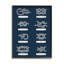 «Au-496-Giclée, nautique, nœuds, diagramme nautique par Lil 'Rue, impression-88105119-88105116