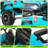 Alex 24V 2 Seater Ride On Jeep For Kids With Remote Control & Shovel, 4WD/2WD Power Jeep Wheels, 20" Spacious Seat, 3 Speeds, Colorful LED Lights, Music, Bluetooth, Electric Toys Car For Kids-102759537