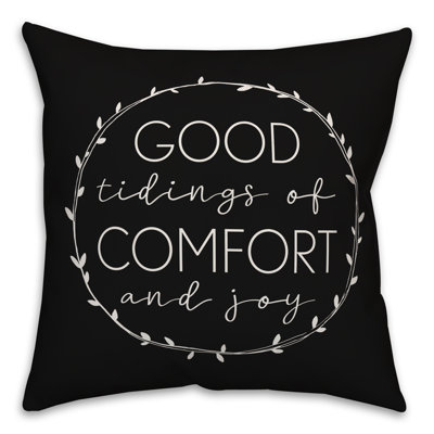  Coussin Good Tidings of Comfort and Joy