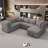 4 - Piece Upholstered Sectional-811315271