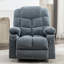  Fauteuil inclinable et berçant à massage bleu pour adulte-3159486