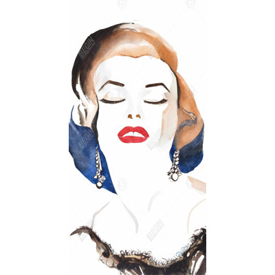 Vintage chic marilyne monroe - 15.75"x31.50" Desk mat