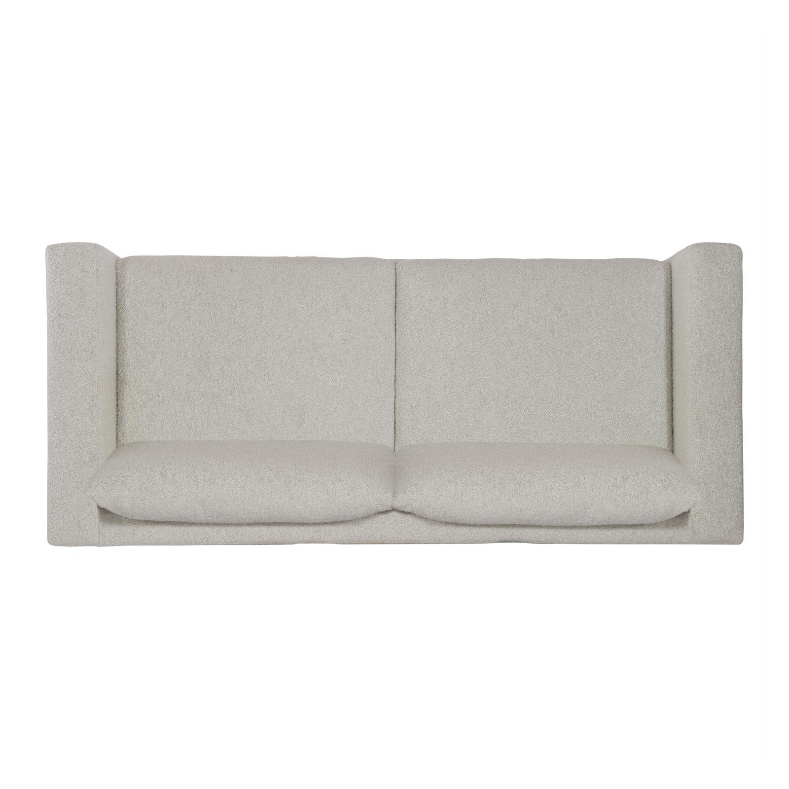 Helena 96" Square Arm Sofa, Cream Boucle 1146-002