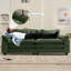Ensemble de canapé modulaire 3 pièces, canapé-lit à assise profonde avec canapé surdimensionné de 120 po, causeuse de 86 po et fauteuil de 53 po-1190522407-1190522405