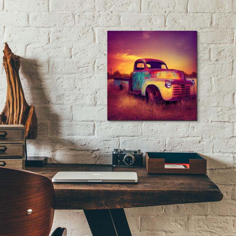 «Route 66 5» par Ray Heere, H 12 po x l 12 po