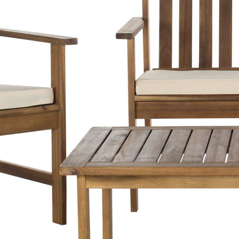 Outdoor Chilton 4 Seater Sofa Set, Teak