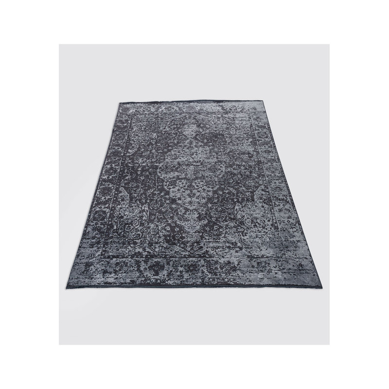 Southwell Vintage Look Hand Loom Indoor / Outdoor Area Rug, Rectangle 7'10" x 9'10"