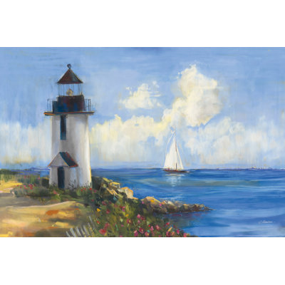 Sunday Morning Sail V2 by Carol Rowan - Wrapped Canvas Art Prints