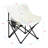 Beige, 2Pcs, Outdoor Folding Portable Camping Chairs, Comfortable Seating, Side Pocket For Essentials, Structure, Supports 264 Pounds, Carry Bag Included, Fishing, Camping, Barbecues 2Pcs Beige-695003223