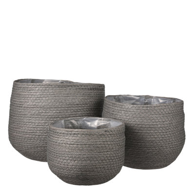 Macaulay Glass Pot Planter - Set of 3