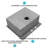 Stainless Steel Drop In Kitchen Sink - 25 Inch Drop-in Topmount Sinks 16 Gauge R10 Tight Radius Deep Single Bowl 25" Basin Sink, 25" x 22" x 10"