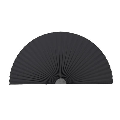 Arch Window Shade Radius Half Circle Arched Non-Woven Stick on Cut to Size self Adhesive Light Filtering Half Moon Round Window Covering Pleated Blinds for Front Door
