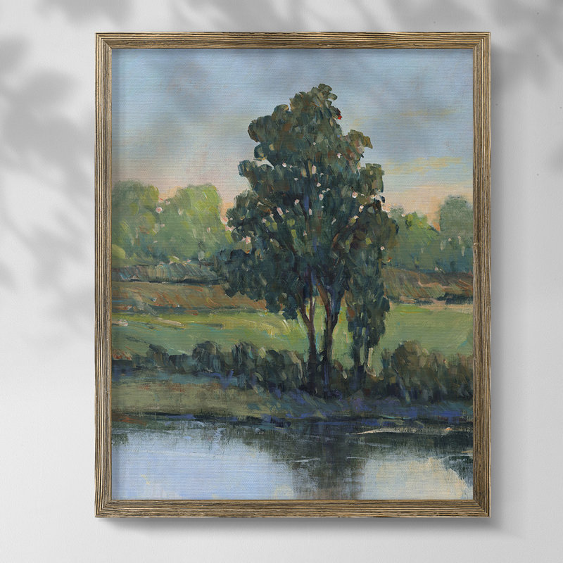 Arizona, Pas de tapis, Toile avec cadre noyer