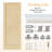 Solid Pine Arched Two-Panel Barn Door Kit With Hidden Track & Installation Hardware Kit/No Assembly Required-114224239