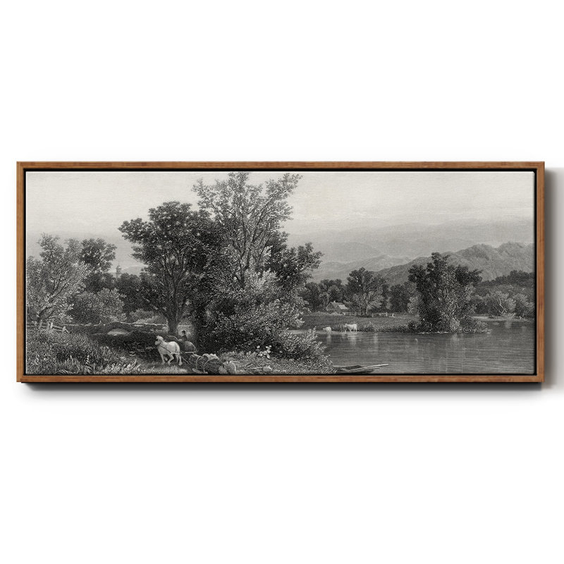 The Housatonic- Framed Canvas, 24" H x 60" W