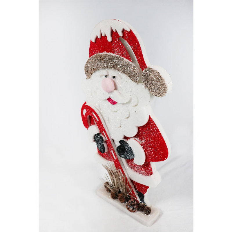 No Holiday Shaped Ornament, 74 cm x 40cm x 12cm, White