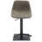 Swivel Upholstered Adjustable Height Counter Stool with Metal Frame-1547401257