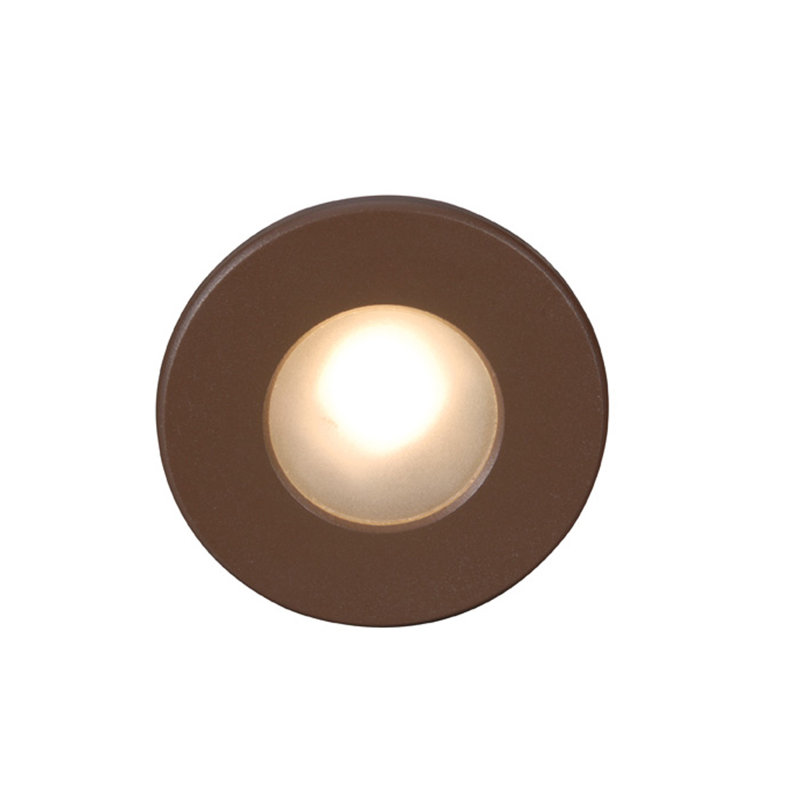 LEDme® Integrated LED Step Light, Bronze on Aluminum
