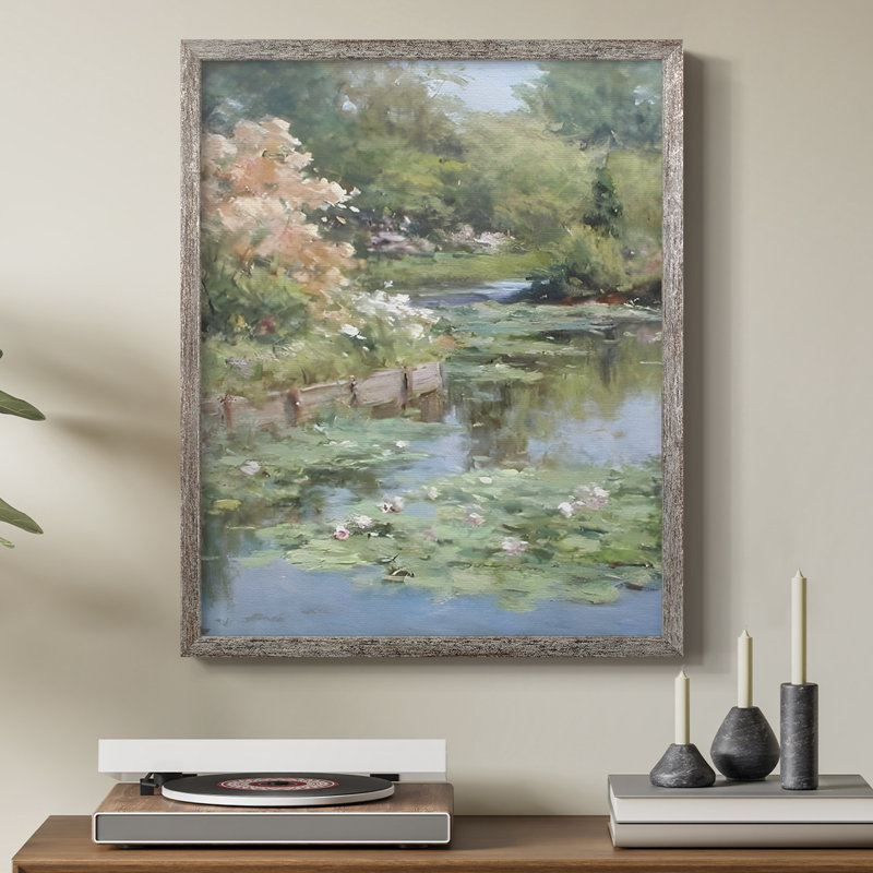 Vintage Landscape XCVIII Framed Print - Solid Wood