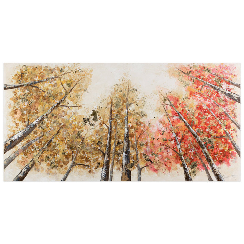 Hand-Painted Canvas Print Magic in the Forest