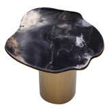 Side Table Shapiro Black Marble - Top
