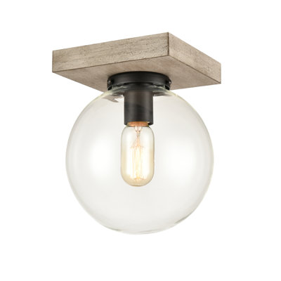 Woodbury Glass Flush Mount
