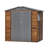 4*6FT Iron-Wood Combination Tool Shed – A Perfect Blend Of Nature And Functionality