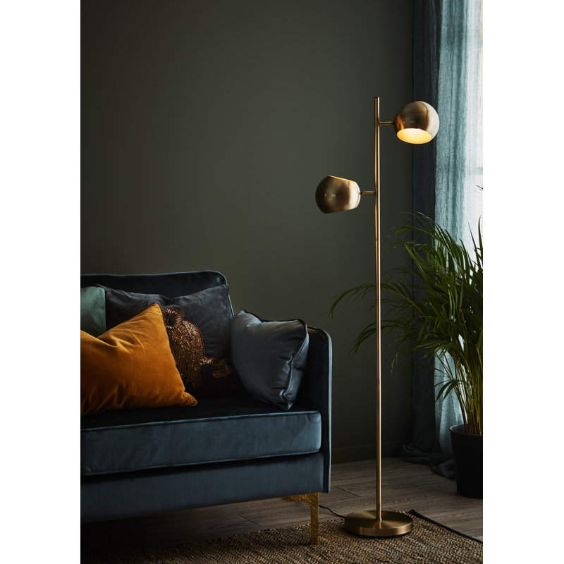 Doyle 145cm Task Floor Lamp, Antique Gold