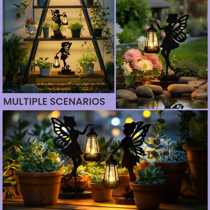 Fairies Silver Garden Statue, Individual