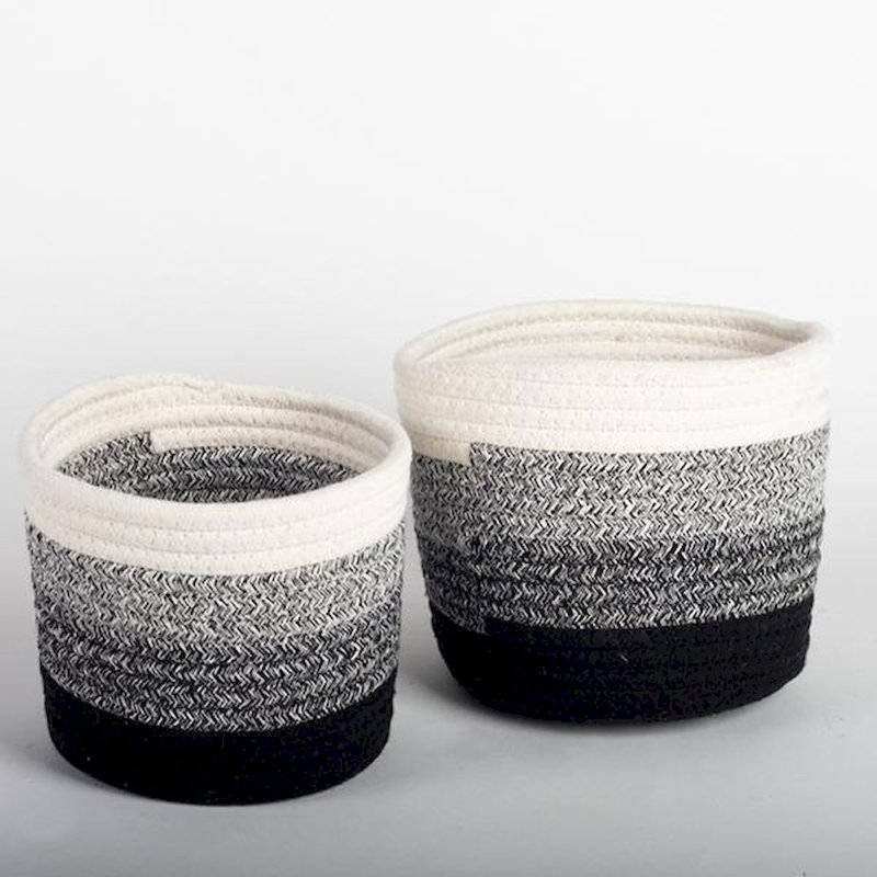 Rosecliff Heights Jute / Sisal Decorative Basket