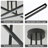 Celene 3-Light 23.6" Geometric LED Semi Flush Mount Ceiling Light-128132572