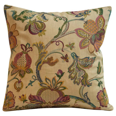 Floral Beige Cushion