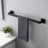 4 304 Stainless Steel Bathroom Gear Collection - Matte Black, Rust-, Scratch-, Modern Look, Simple Installation For Different Rooms Black Hardware 4 Pieces, Steel, Design, Effortless Multiple Areas-1509898902