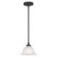 Luminaire suspendu en forme de cloche à 1 lumière Mcraney