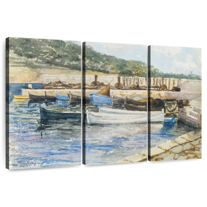 Mehar Classic Boats, 48" H x 74" W
