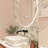 Simple cream style bathroom cabinet