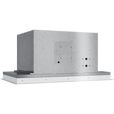 Lux Glo 36 in. Body Only Island Range Hood with LED Lights in White