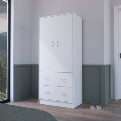Armoire, chambre à coucher, blanc