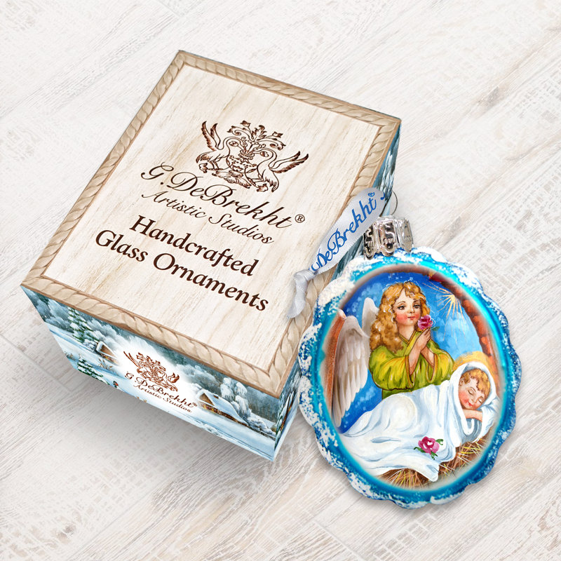 Keepsake 3'' Glass Holiday Shaped Ornament