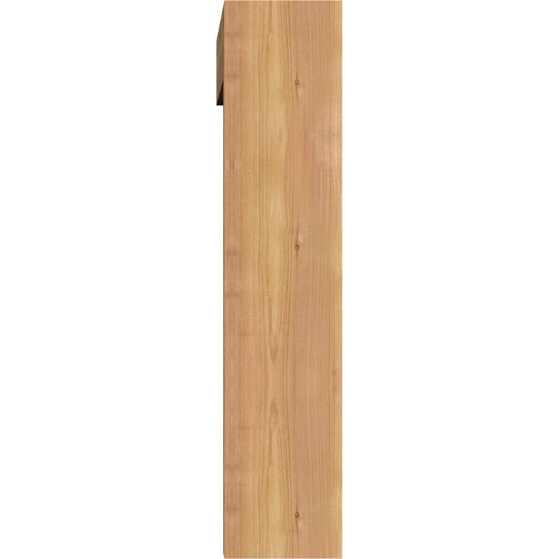 Support Funston Block avec support décalé, 26 x 26, Cèdre rouge occidental de l 5 1/2 po (lisse)