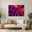 Gradient Abstract 21, art mural en métal mauve-391676453
